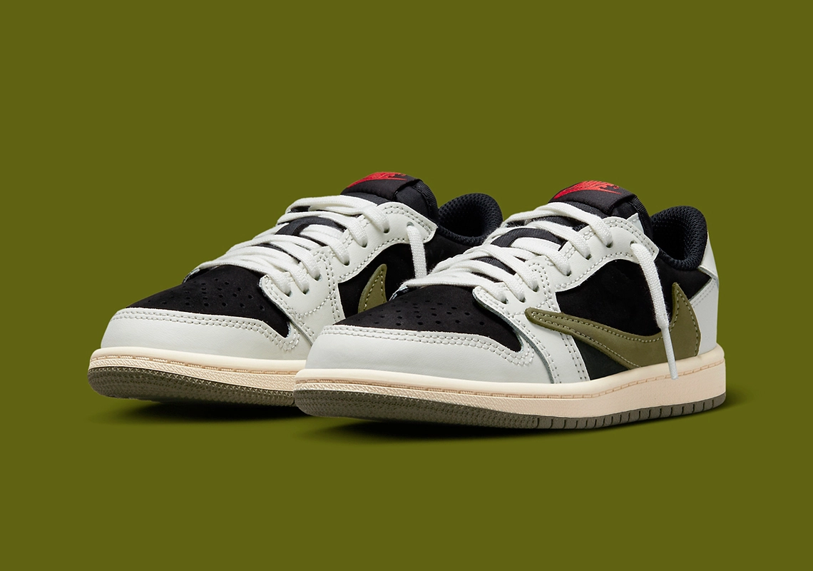Air Jordan 1 Low x Travis Scott Olive